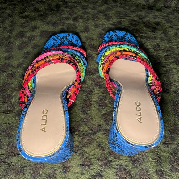 Aldo Trelidda Snake Print Heels - Picture 1 of 7